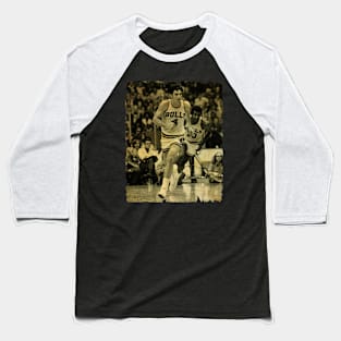 Jerry Sloan - Vintage Design Of Basketball Baseball T-Shirt